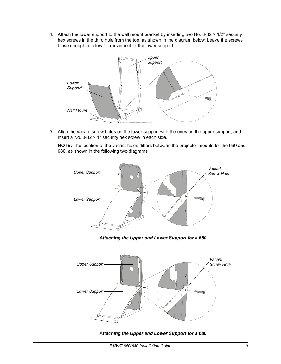 Smart Technologies SMART Board Interafctive Whiteboardd PMWT-660/680 User Manual | Page 11 / 22