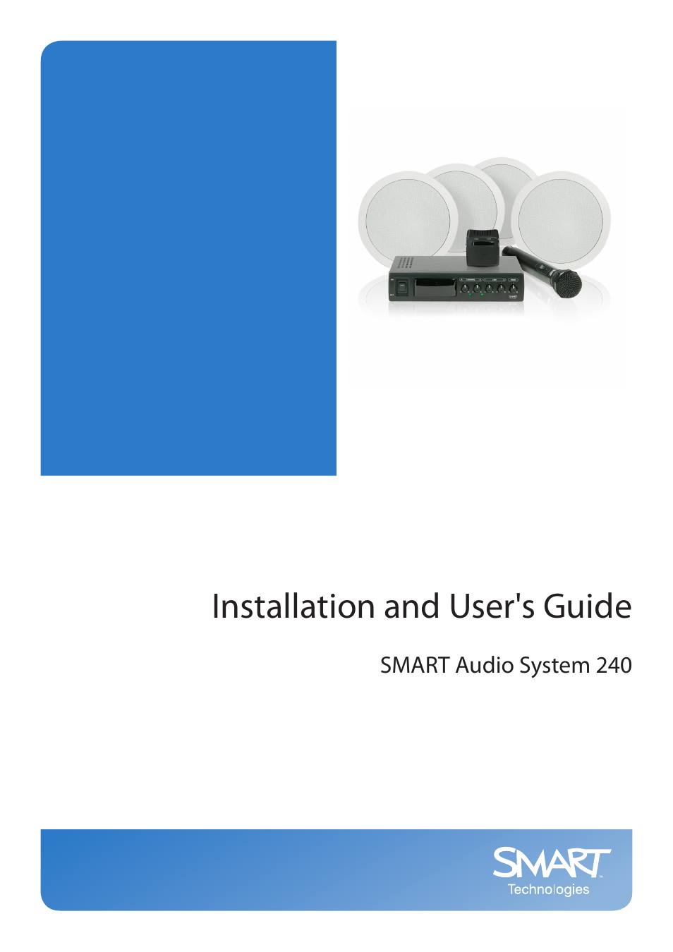 Smart Technologies Smart Audio System 240 User Manual | 30 pages