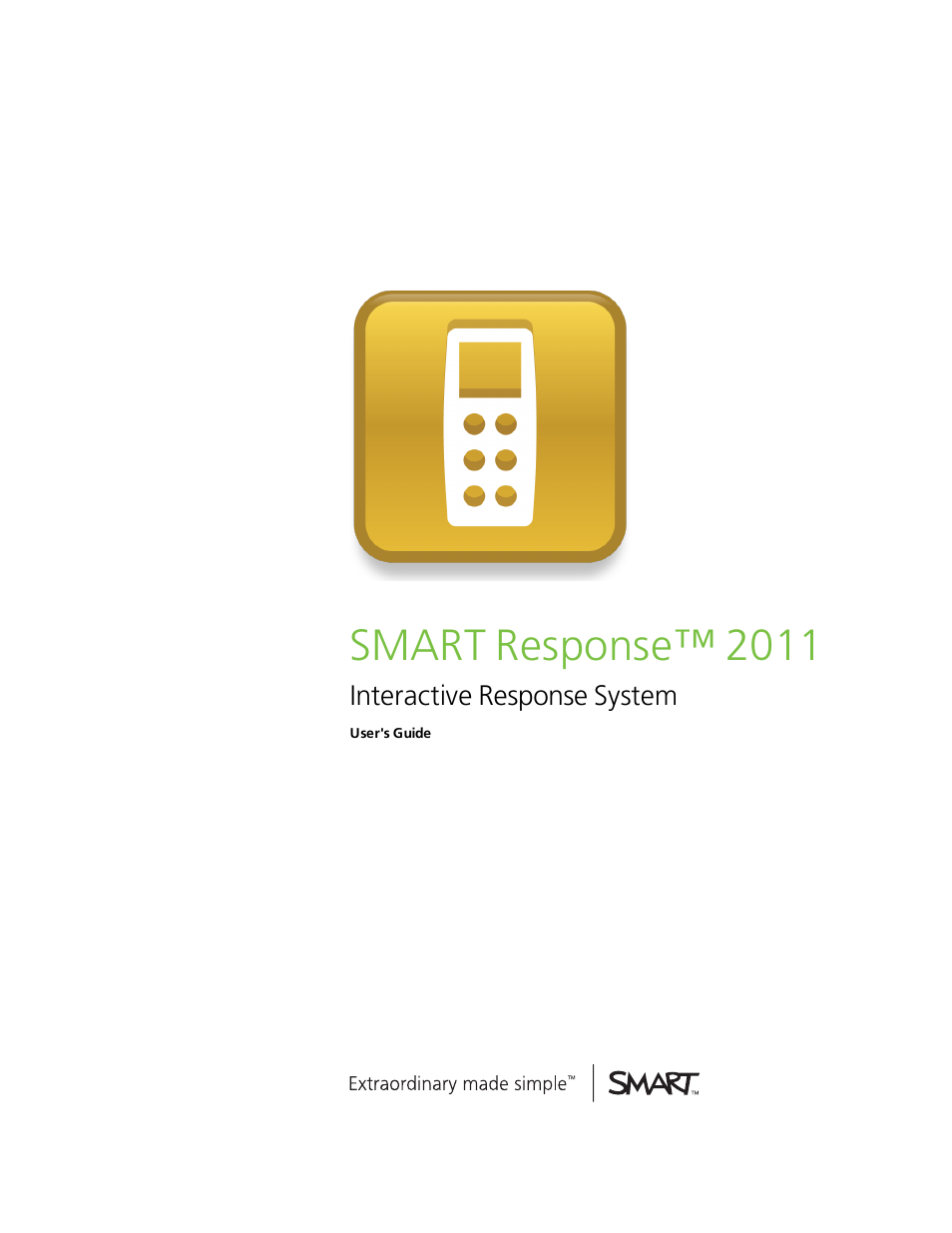 Smart Technologies 2011 User Manual | 122 pages