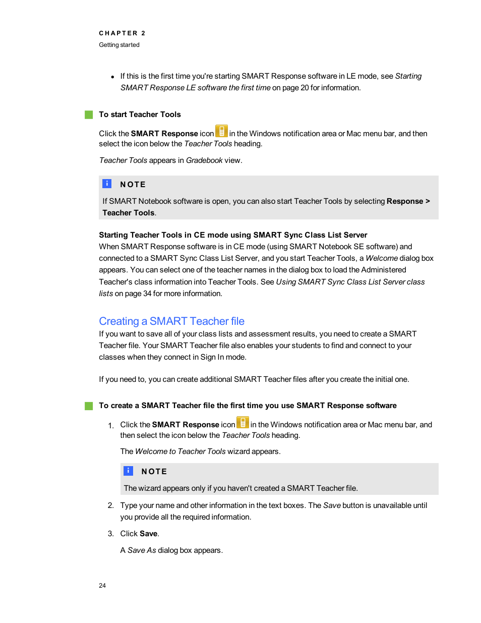 Creating a smart teacher file | Smart Technologies 2011 User Manual | Page 30 / 122