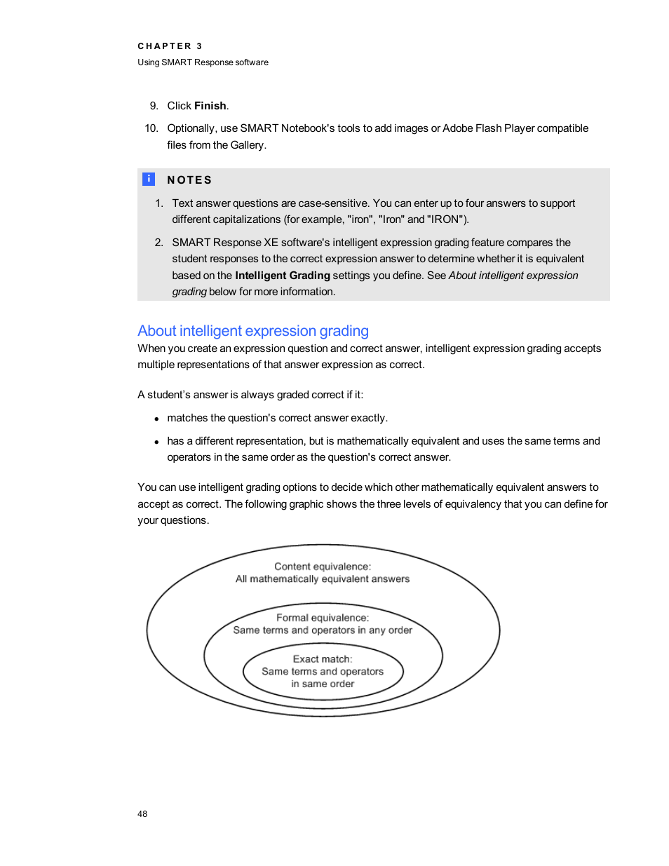 About intelligent expression grading | Smart Technologies 2011 User Manual | Page 54 / 122