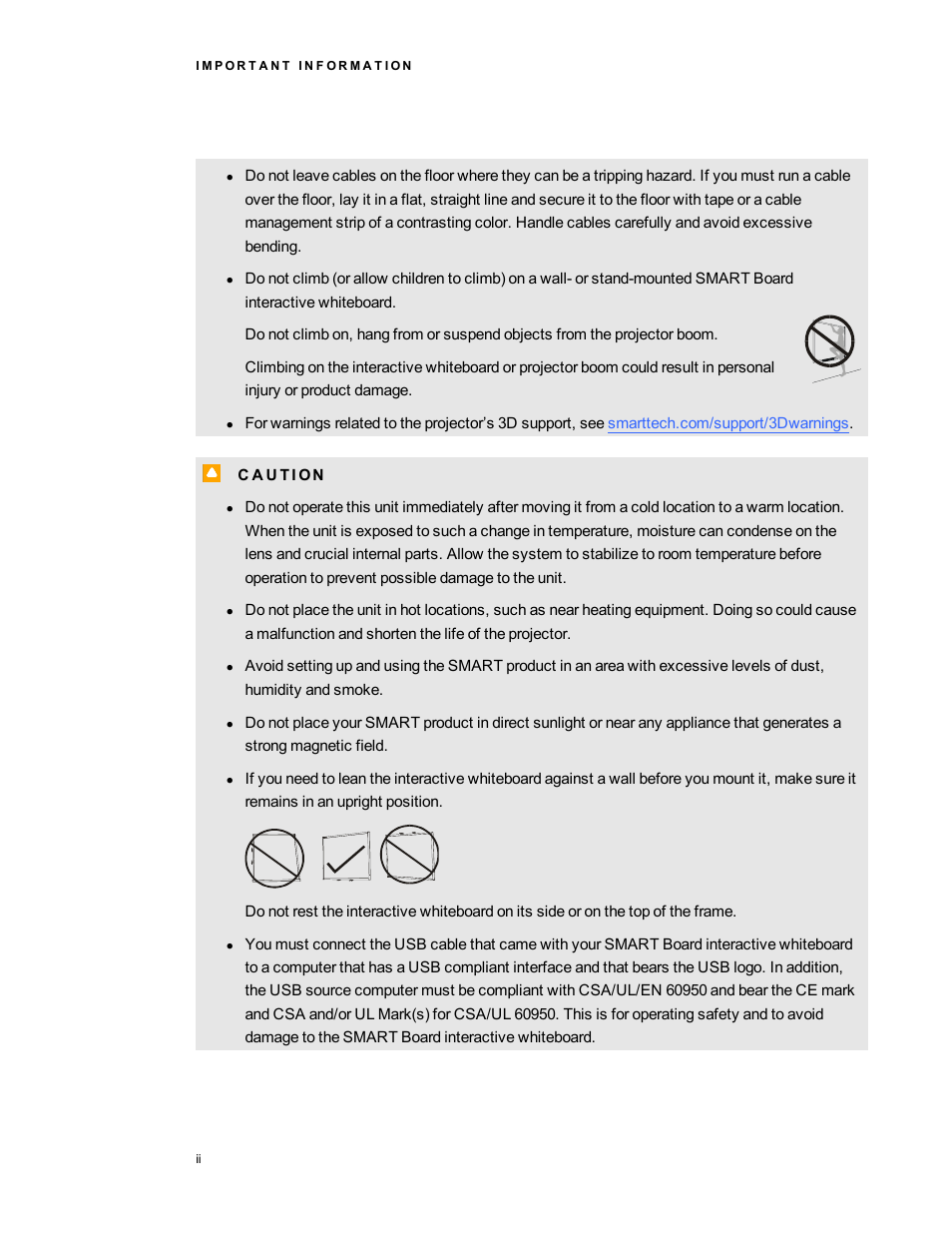 Smart Technologies SMARTBoard 480iv User Manual | Page 4 / 88