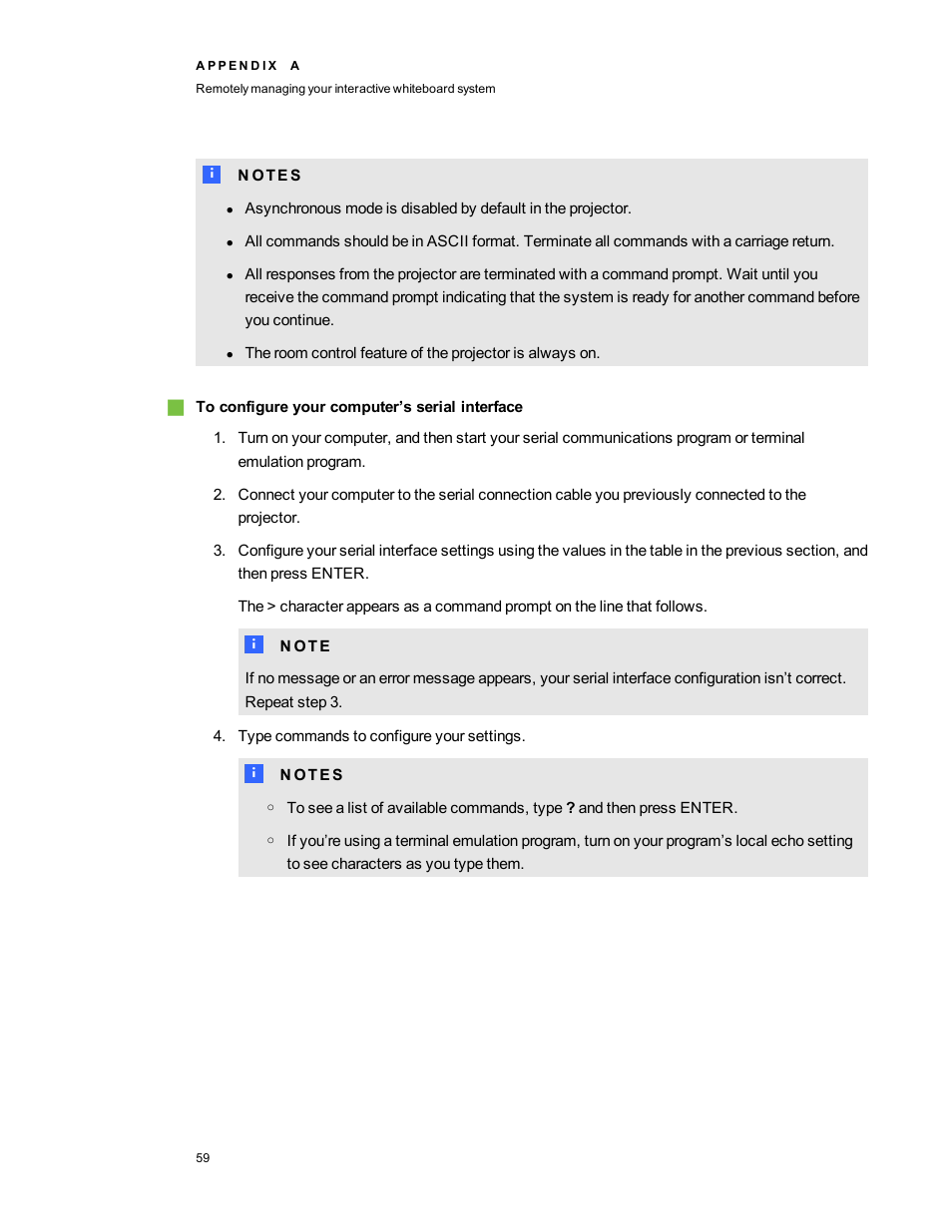 Smart Technologies SMARTBoard 480iv User Manual | Page 69 / 88