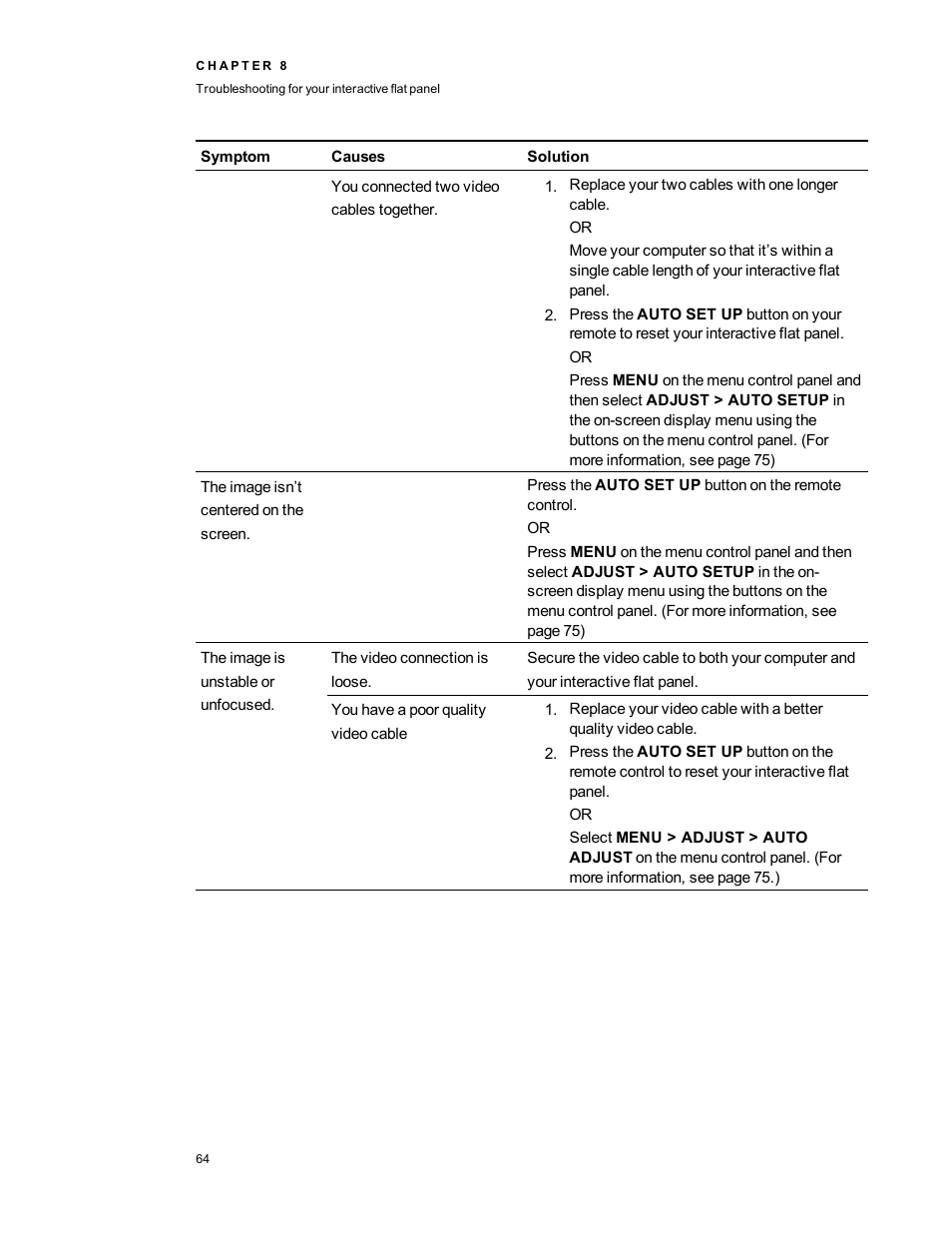 Smart Technologies Smart Board 6055i/8055i SMP/8055ie-SMP User Manual | Page 72 / 96