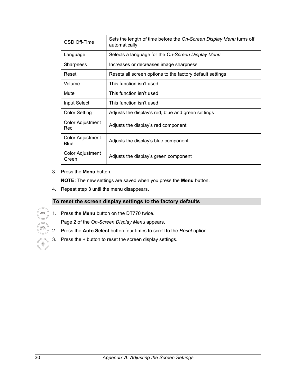 Smart Technologies iNTERACTIVE PEN DISPLAY DT770. User Manual | Page 36 / 43
