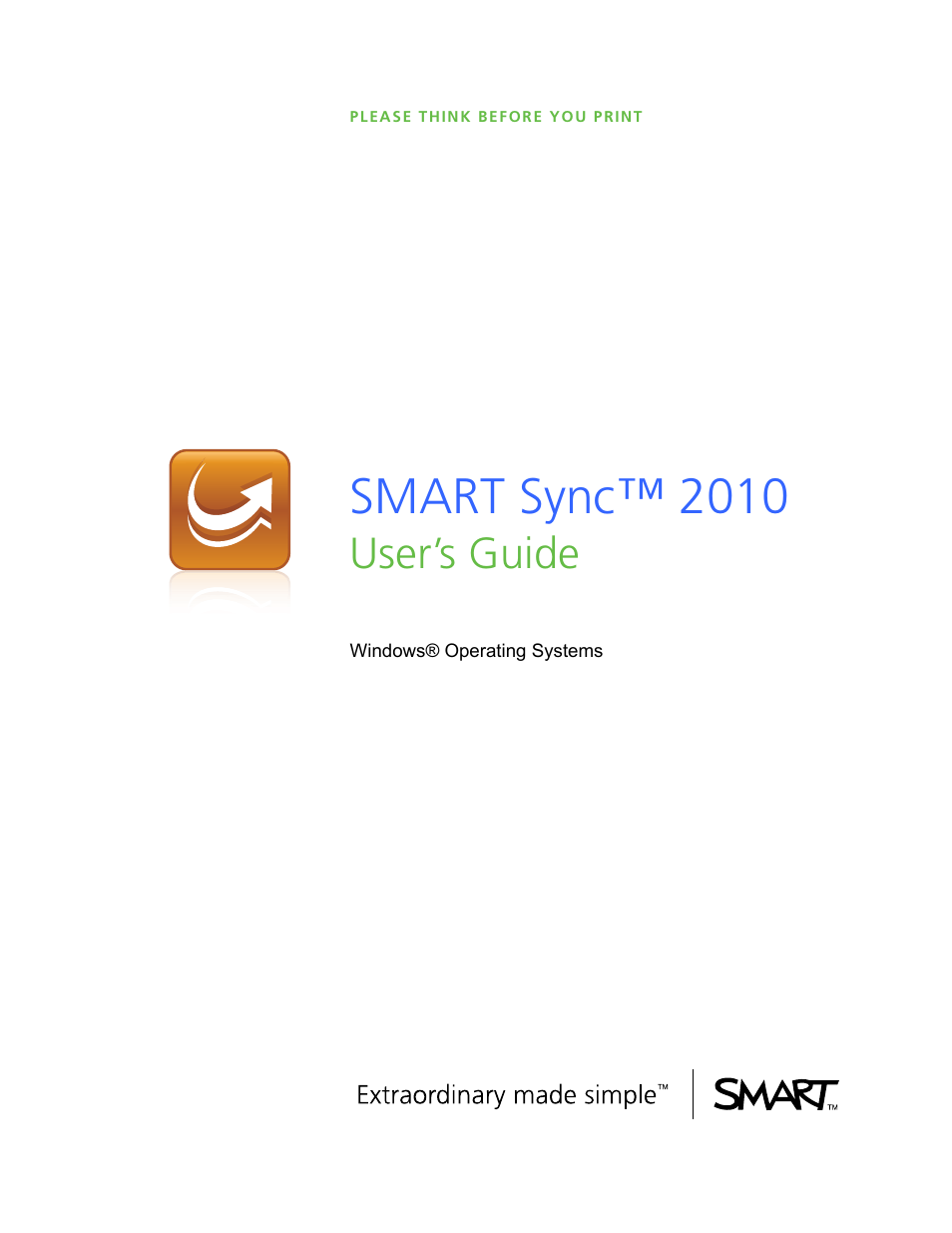 Smart Technologies Smart Sync 2010 User Manual | 116 pages