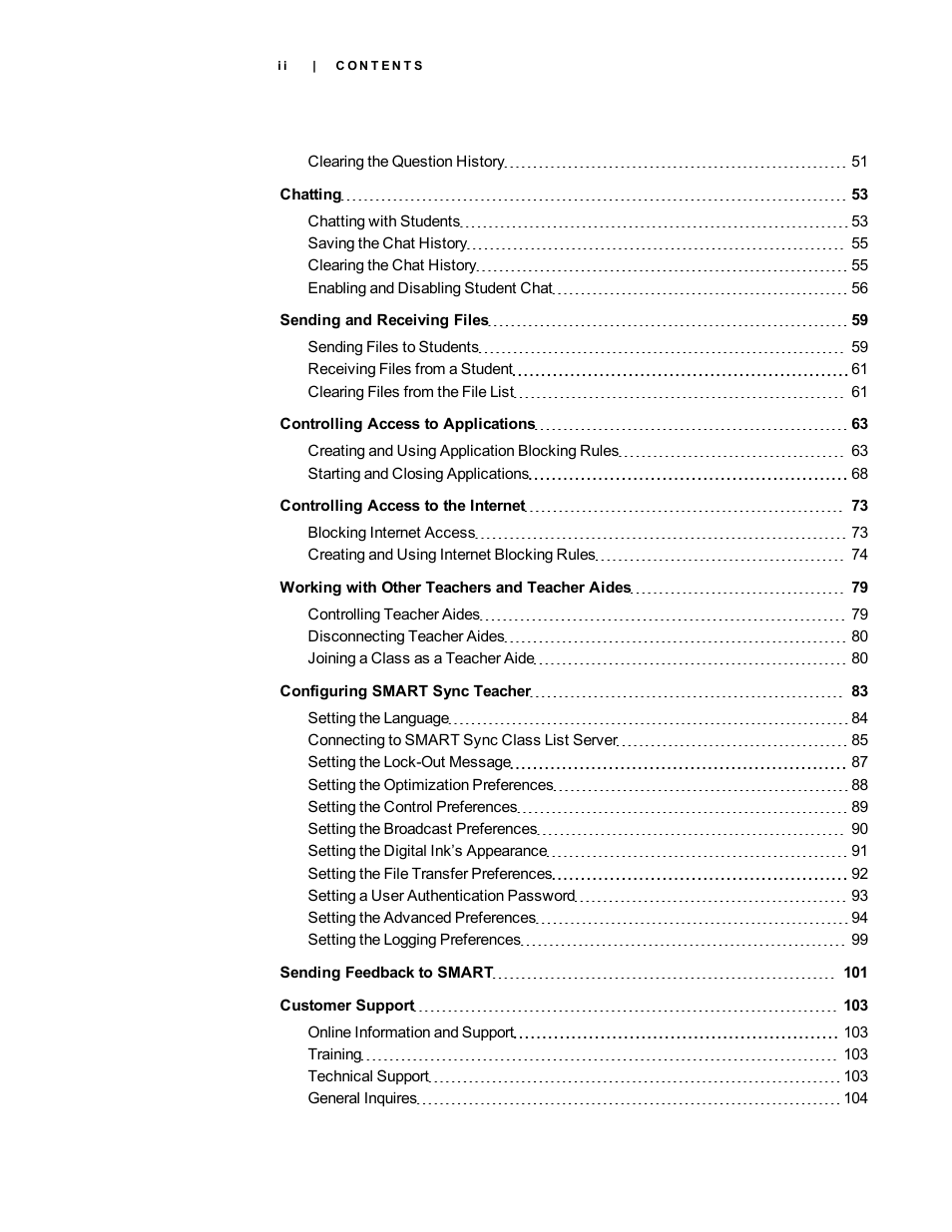 Smart Technologies Smart Sync 2010 User Manual | Page 4 / 116