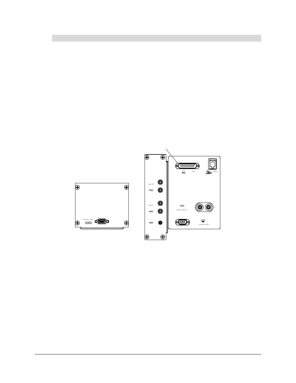 Connecting a printer, Printer connector | Smart Technologies 4000i User Manual | Page 15 / 48