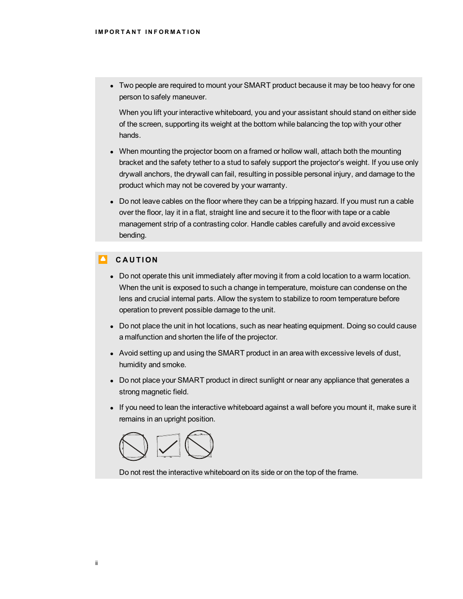 Smart Technologies 480i5 User Manual | Page 4 / 90