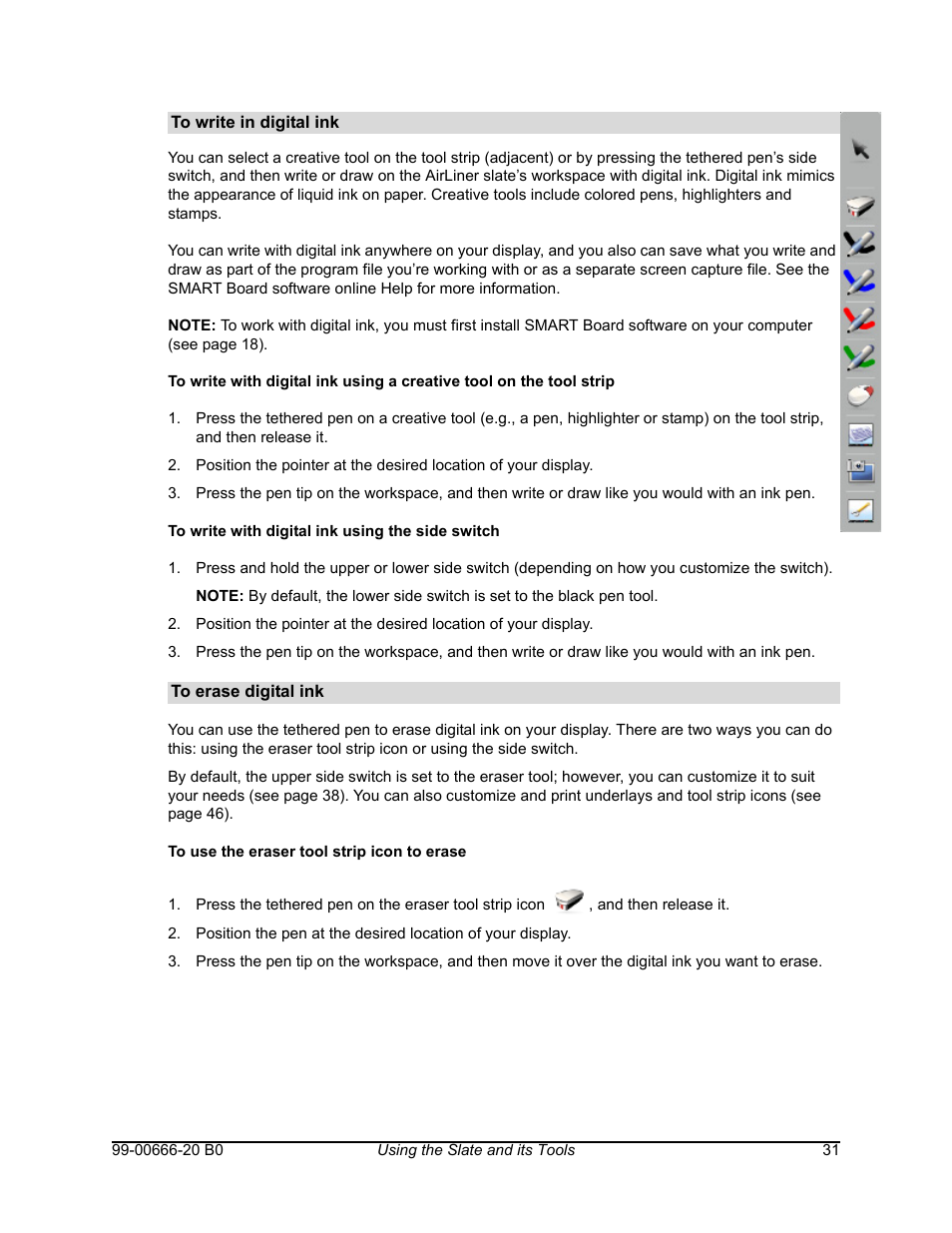 Smart Technologies AIRLINER WIRELESS SLATE WS100 User Manual | Page 39 / 84
