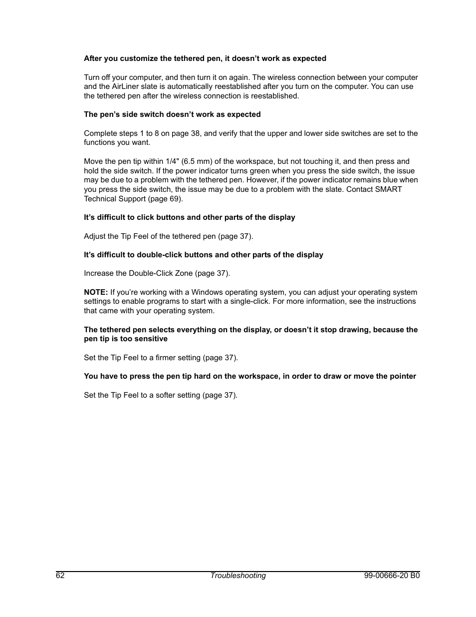 Smart Technologies AIRLINER WIRELESS SLATE WS100 User Manual | Page 70 / 84