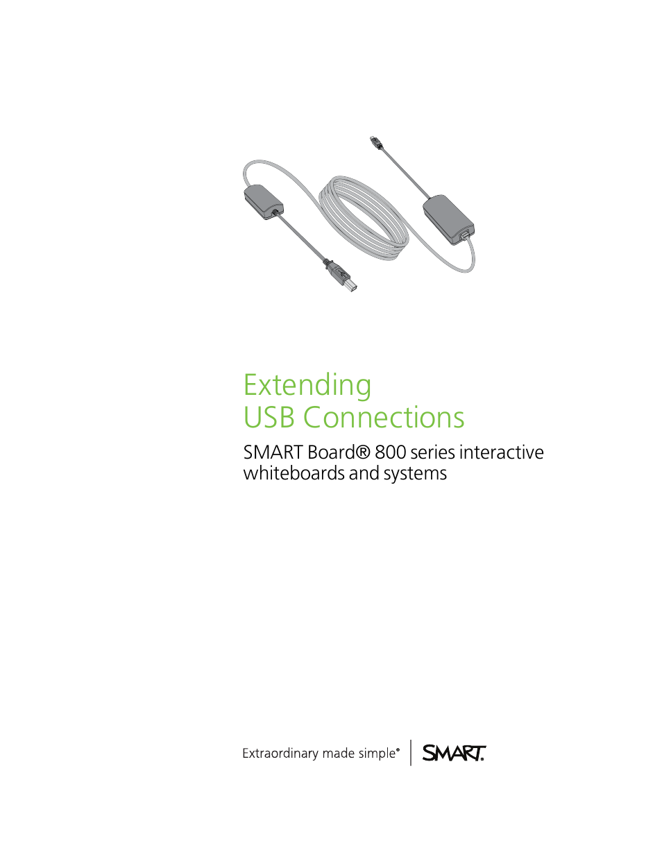 Smart Technologies Smart Board 800 Series User Manual | 30 pages