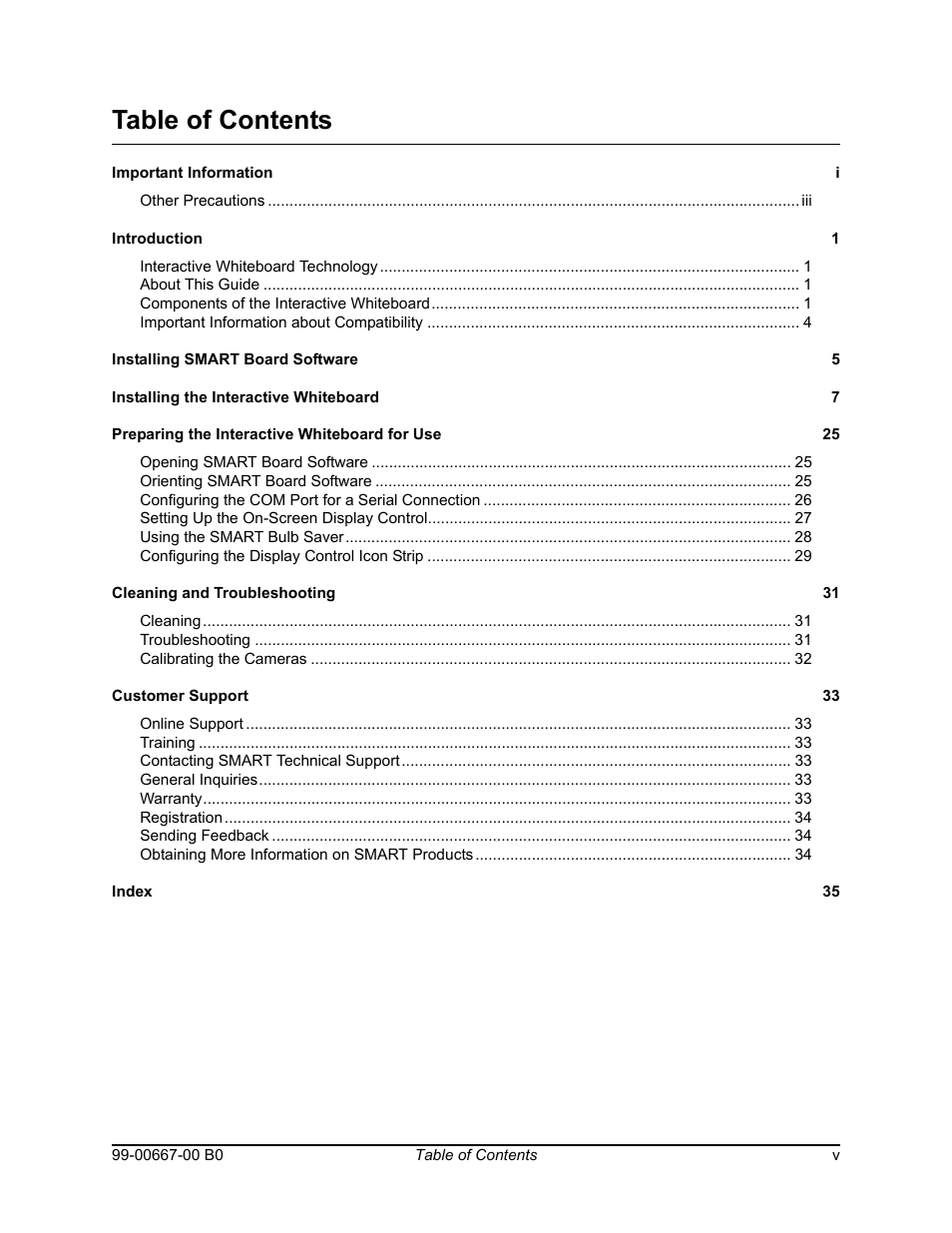 Smart Technologies Interactive Whiteboard SBFPD User Manual | Page 7 / 46