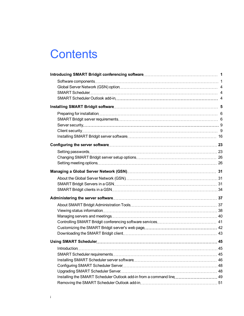 Smart Technologies Smart Bridgit 4.5 User Manual | Page 3 / 82