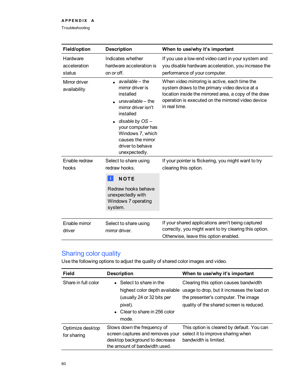 Sharing color quality | Smart Technologies Smart Bridgit 4.5 User Manual | Page 64 / 82