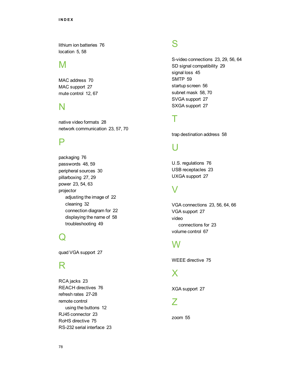Smart Technologies LightRaise 40wi User Manual | Page 84 / 86