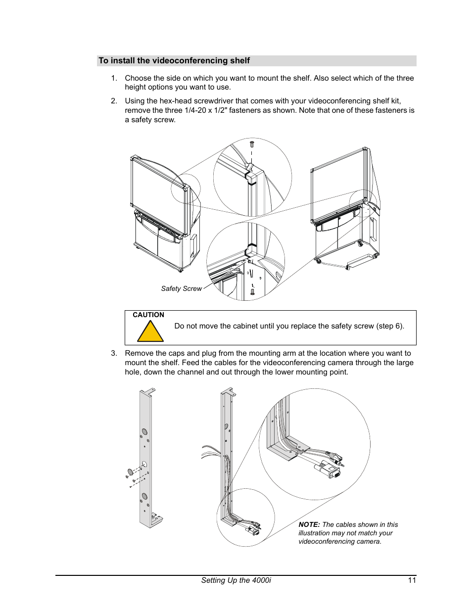 Smart Technologies SMART BOARD 4000I User Manual | Page 21 / 94