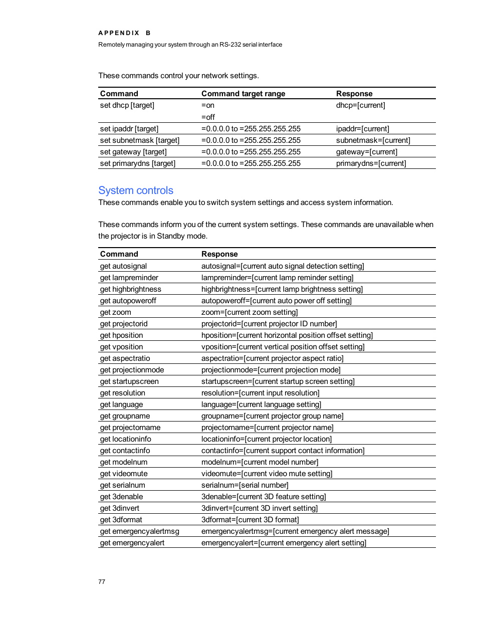 System controls | Smart Technologies Interactive Whiteboard System 600i5 User Manual | Page 89 / 106