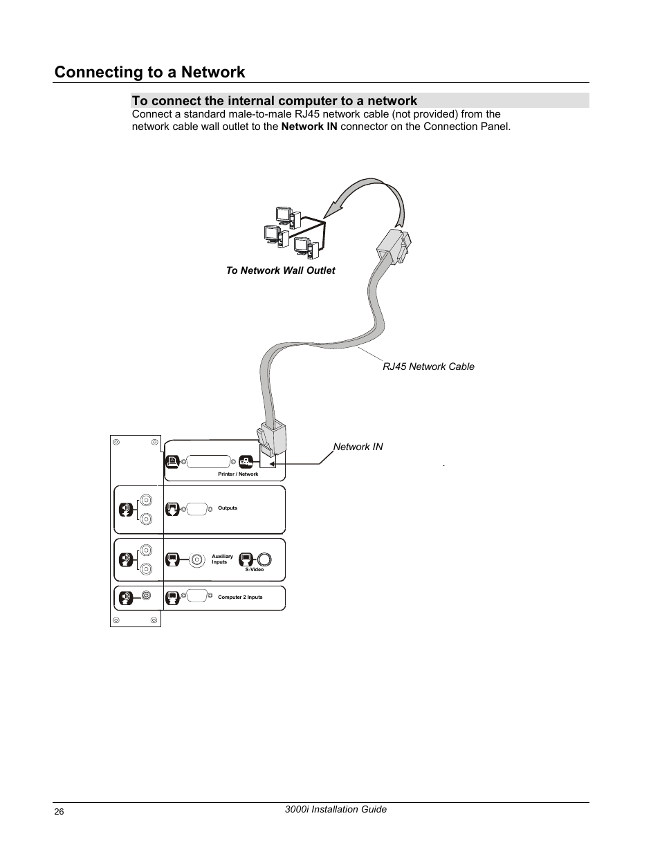 Connecting to a network | Smart Technologies 3000i User Manual | Page 34 / 62