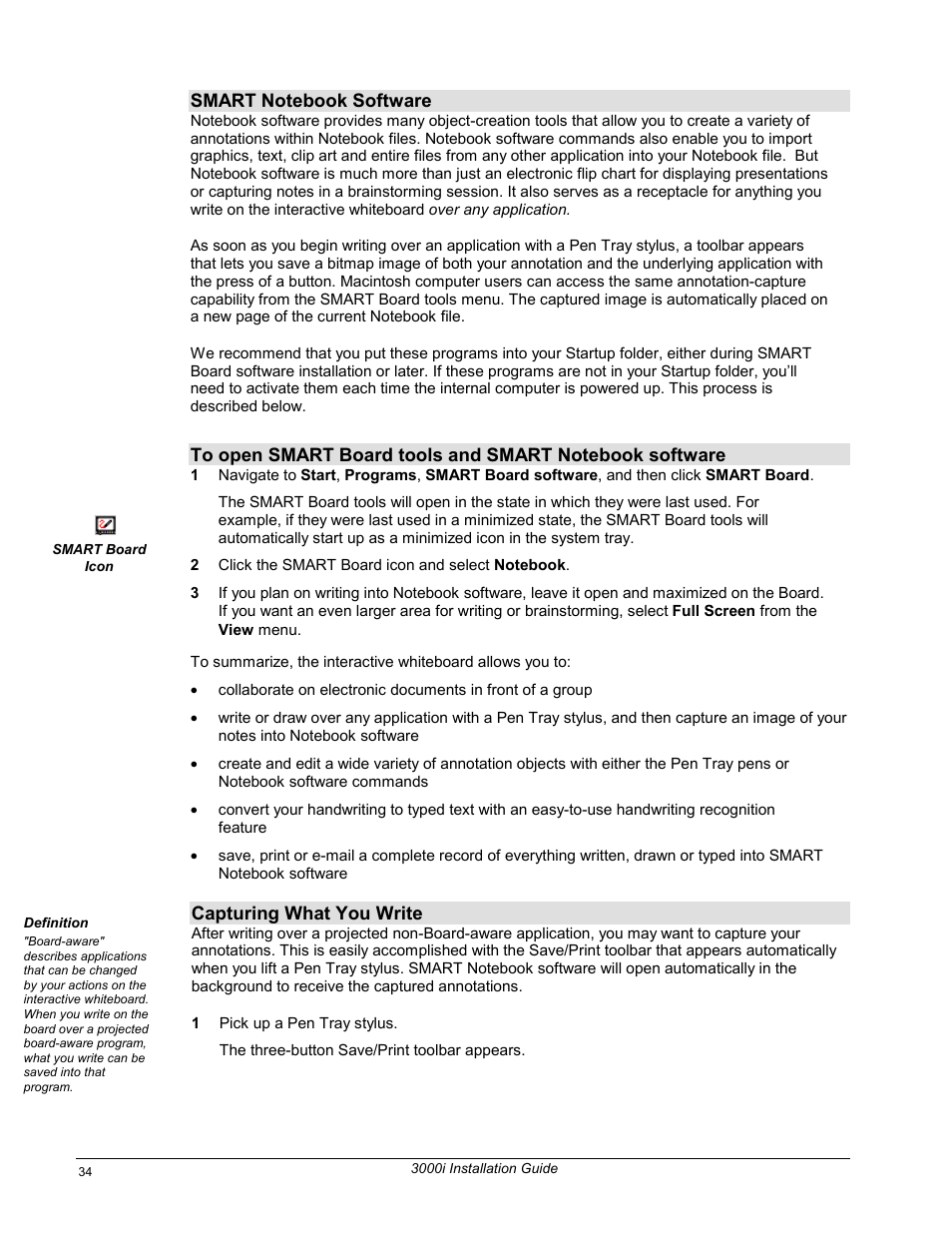 Smart Technologies 3000i User Manual | Page 42 / 62