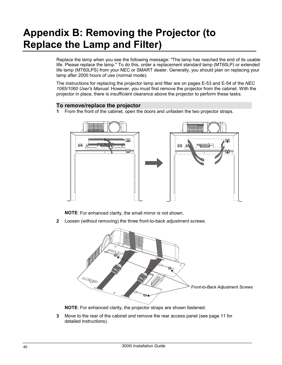 Smart Technologies 3000i User Manual | Page 48 / 62