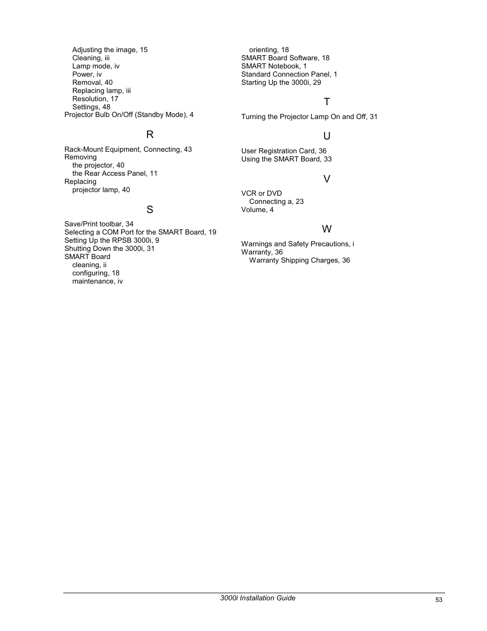 Smart Technologies 3000i User Manual | Page 61 / 62