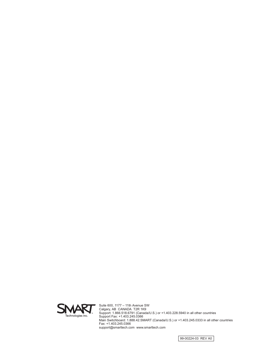 Smart Technologies 3000i User Manual | Page 62 / 62