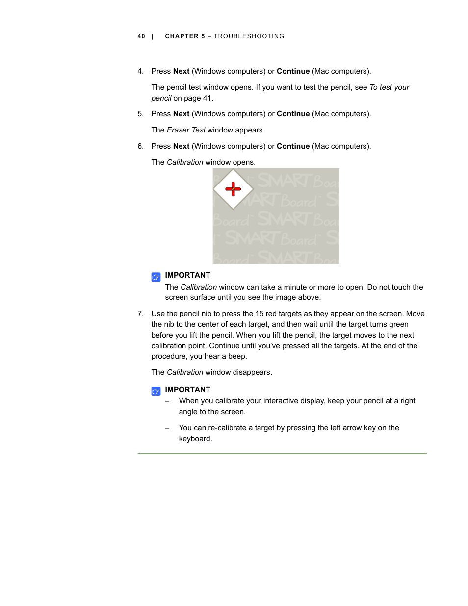 Smart Technologies SBID Interactive Display 6052i User Manual | Page 48 / 62