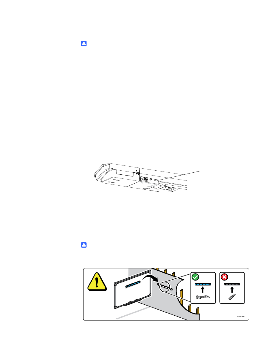 Installation tips | Smart Technologies X800 User Manual | Page 17 / 59