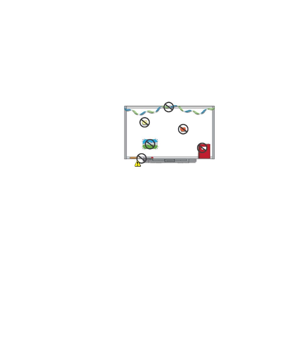 Tips for trouble-free performance, Safety tips for teachers, Preventing damage to your interactive whiteboard | Smart Technologies X800 User Manual | Page 37 / 59
