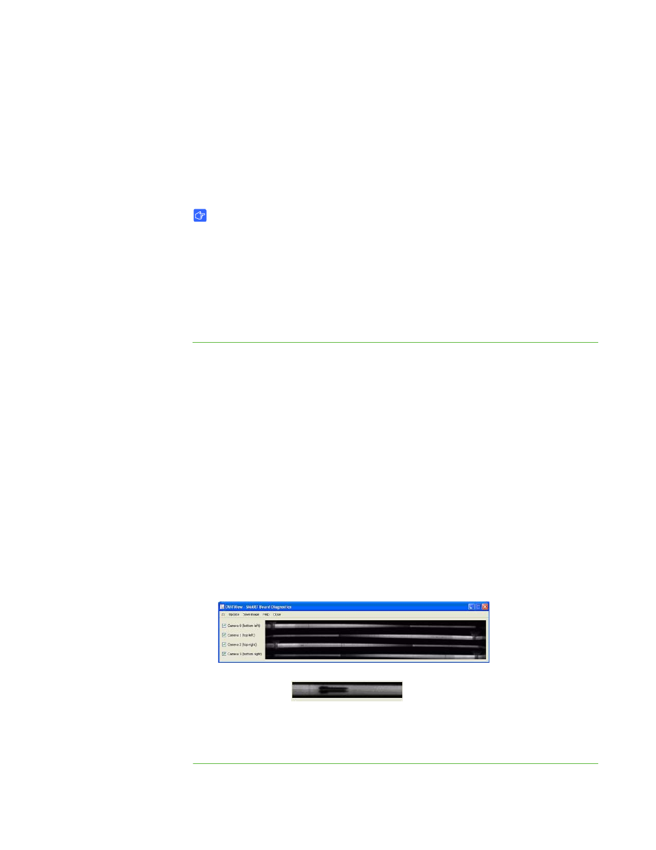 Troubleshooting using smart board diagnostics, Checking the camera view | Smart Technologies X800 User Manual | Page 49 / 59