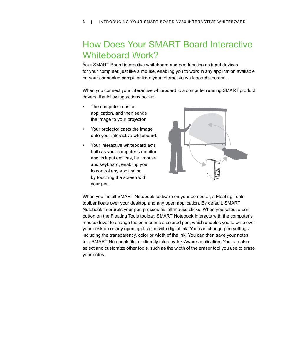 Smart Technologies Smart Board V280 User Manual | Page 13 / 94