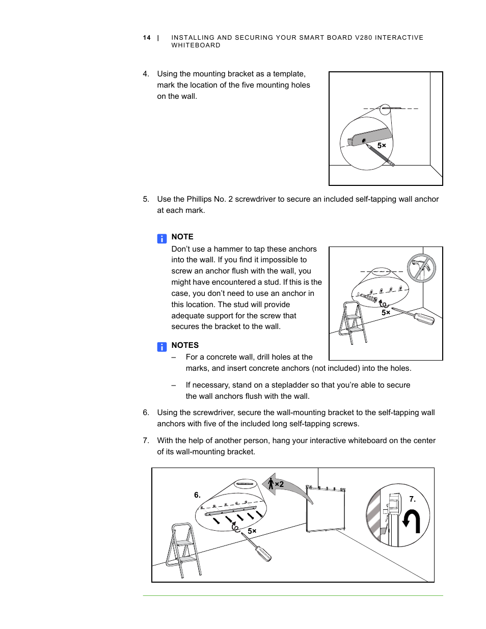 Smart Technologies Smart Board V280 User Manual | Page 24 / 94
