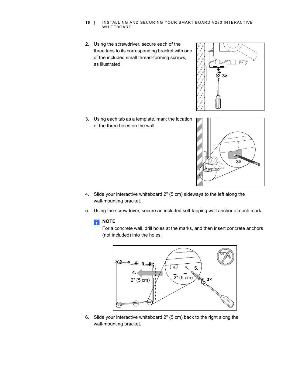 Smart Technologies Smart Board V280 User Manual | Page 26 / 94