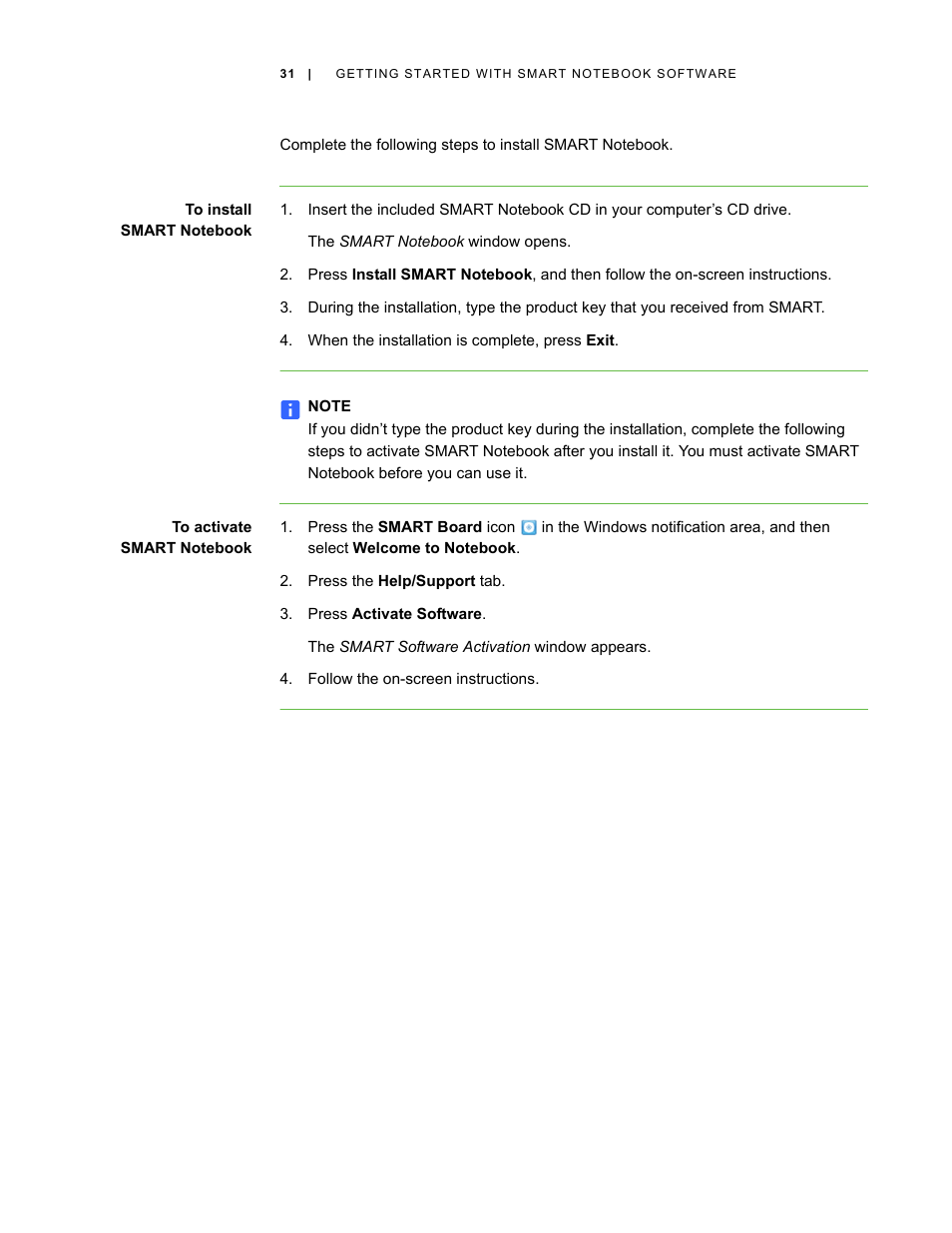 Smart Technologies Smart Board V280 User Manual | Page 41 / 94