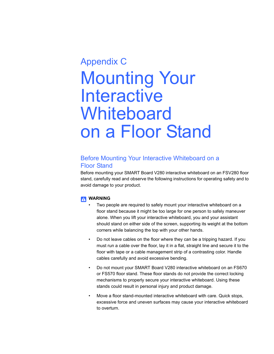 Smart Technologies Smart Board V280 User Manual | Page 77 / 94