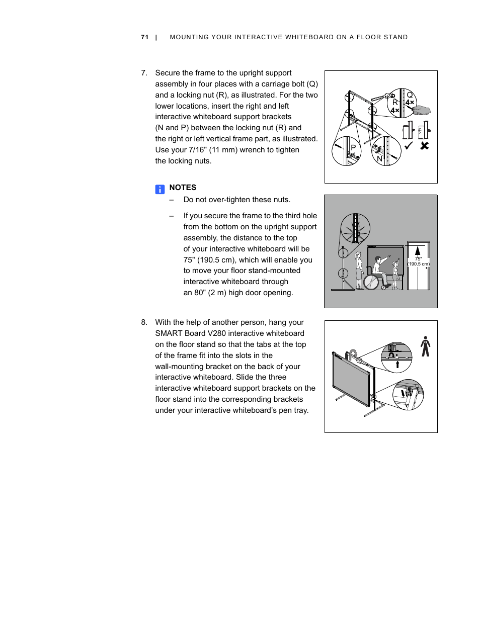 Smart Technologies Smart Board V280 User Manual | Page 81 / 94