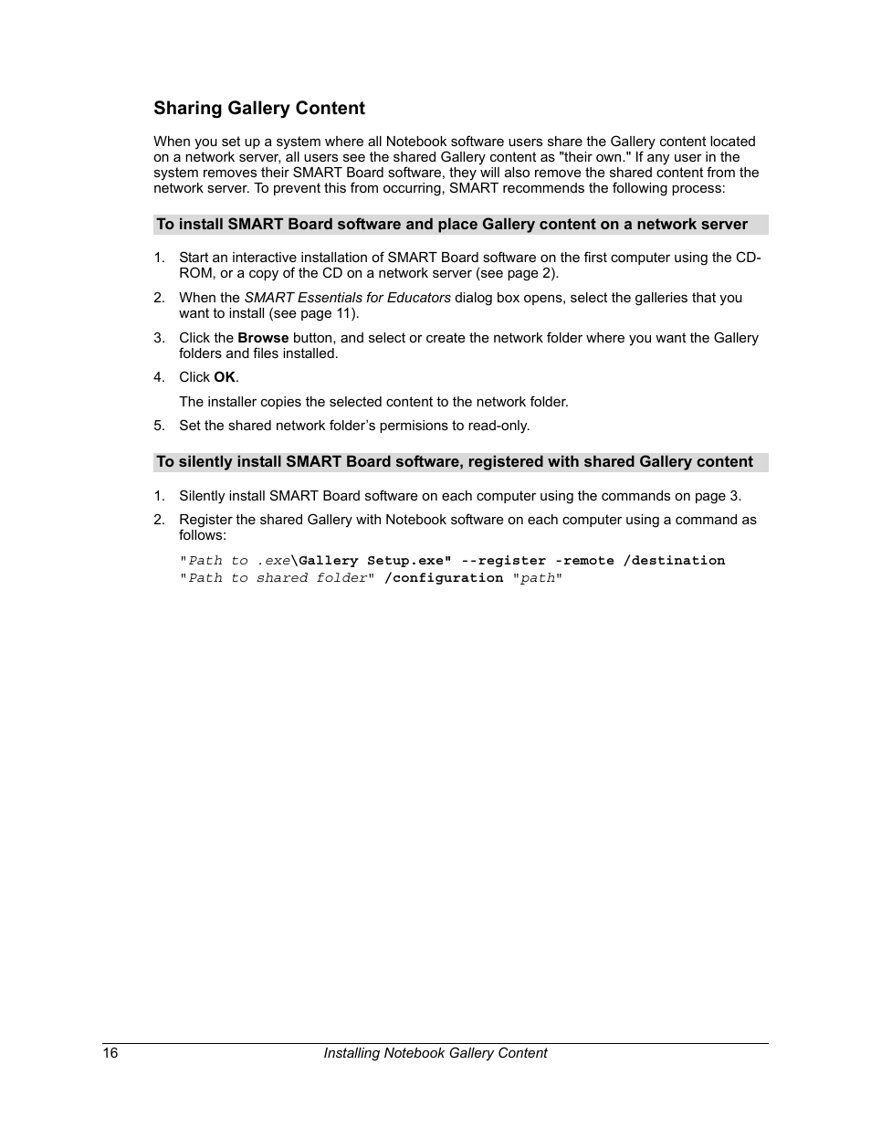 Sharing gallery content | Smart Technologies Smart Board Software 9.7 User Manual | Page 20 / 30