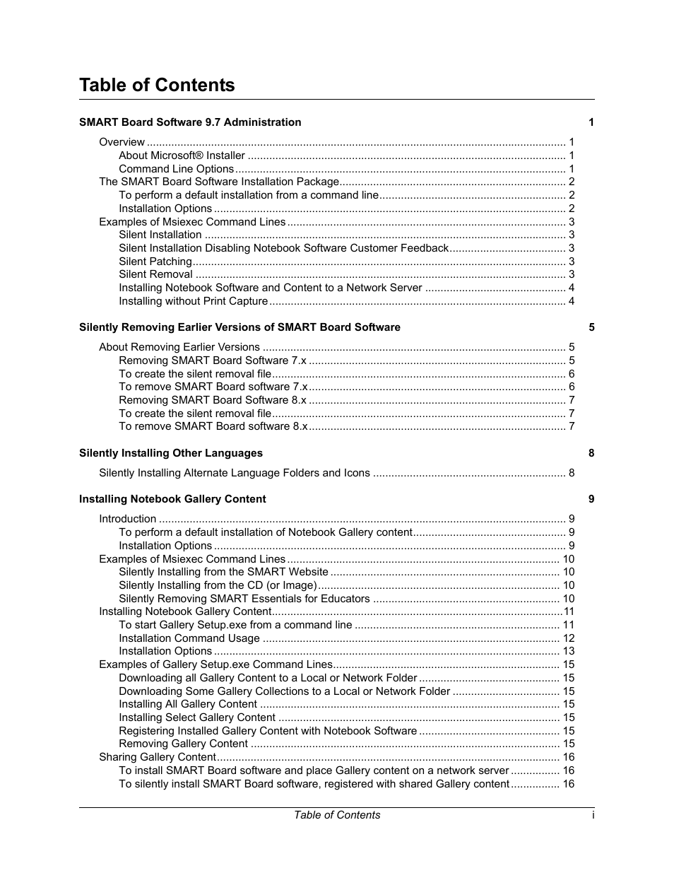 Smart Technologies Smart Board Software 9.7 User Manual | Page 3 / 30