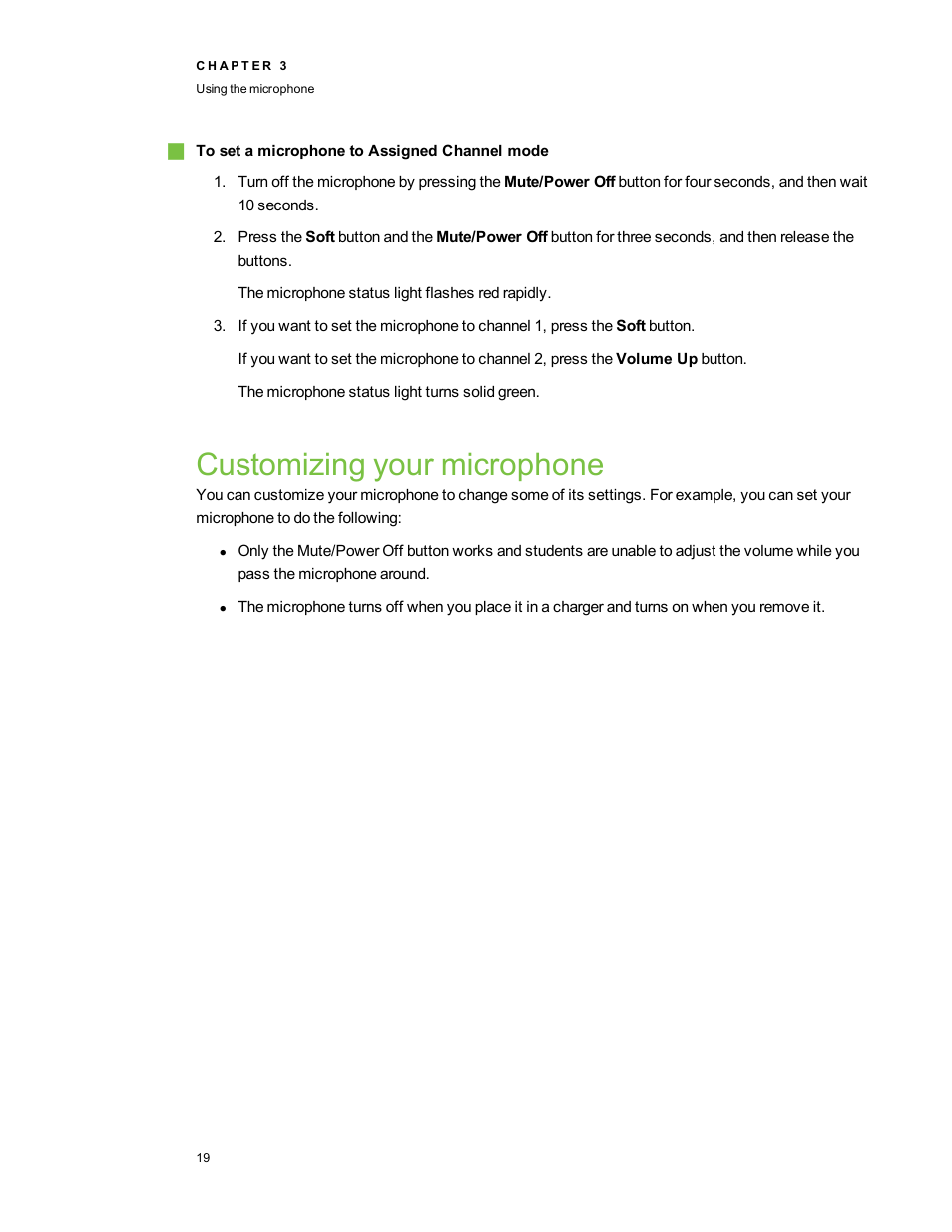 Customizing your microphone | Smart Technologies SMART Audio 340 User Manual | Page 25 / 58