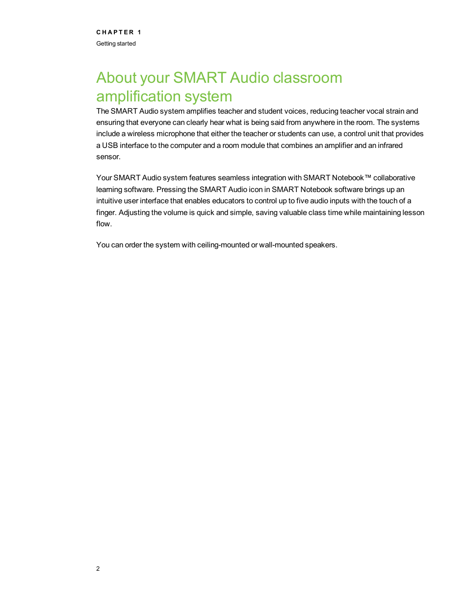 Smart Technologies SMART Audio 340 User Manual | Page 8 / 58