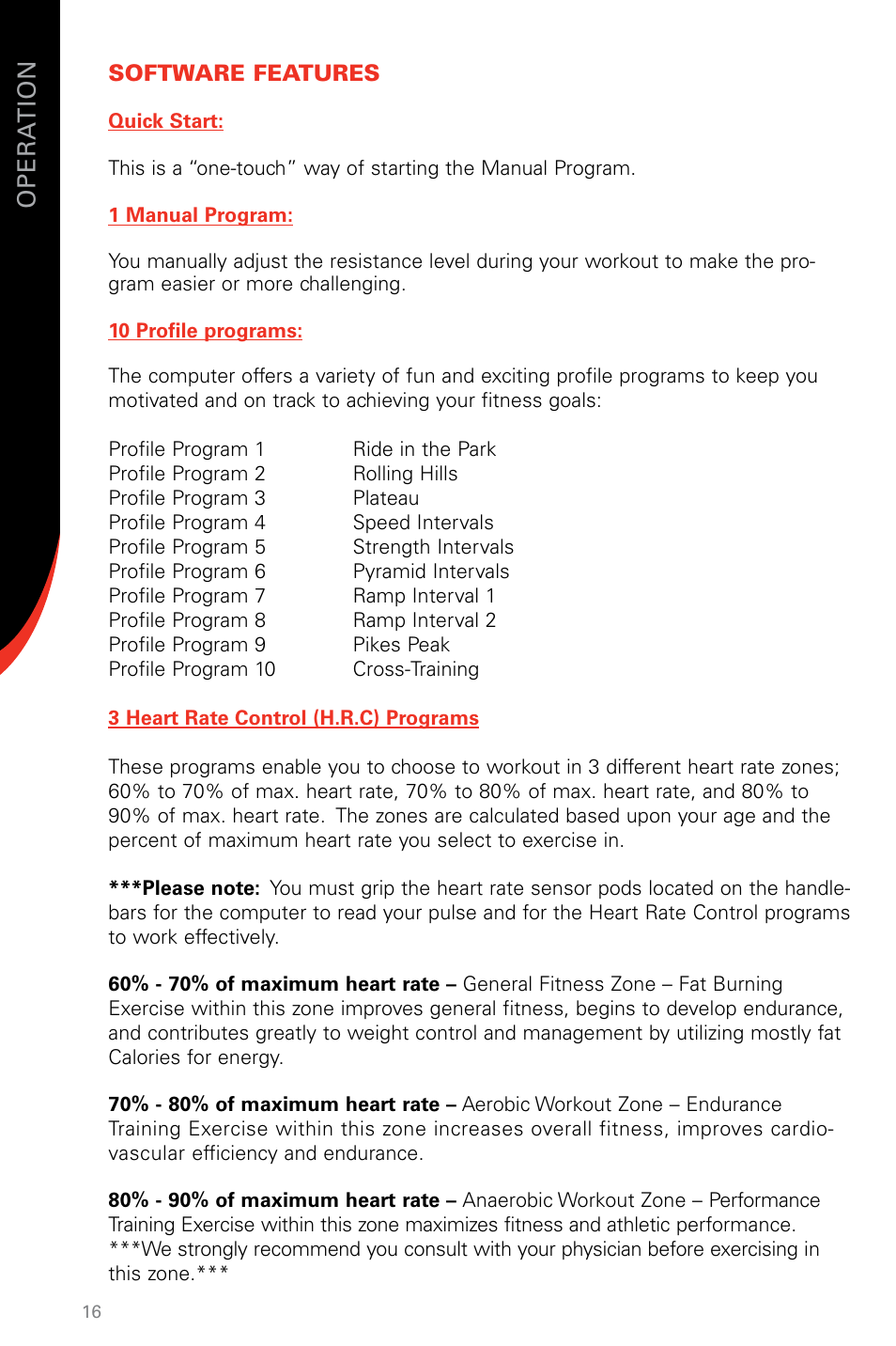 Schwinn SR23 User Manual | Page 16 / 44