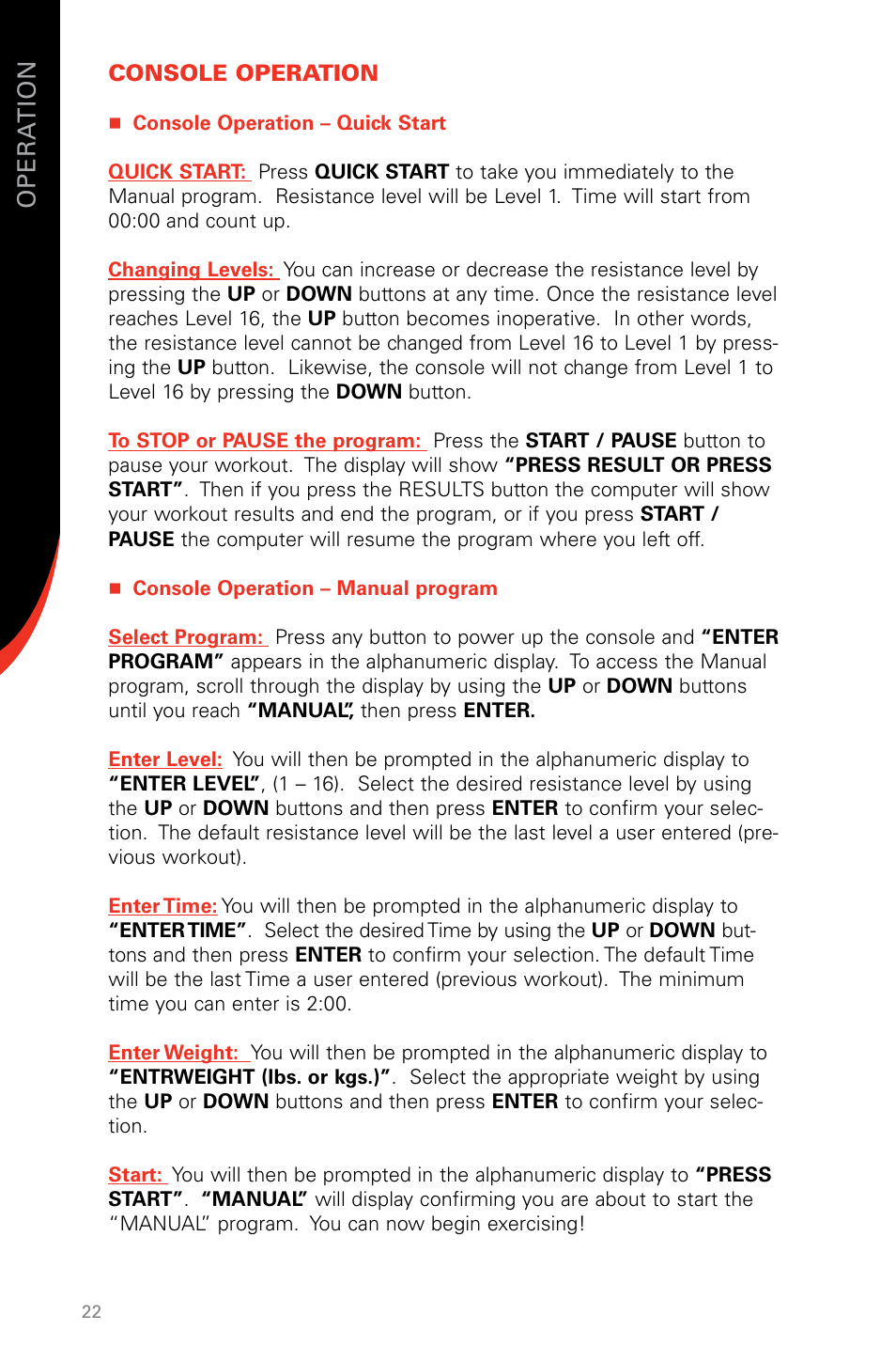 Schwinn SR23 User Manual | Page 22 / 44