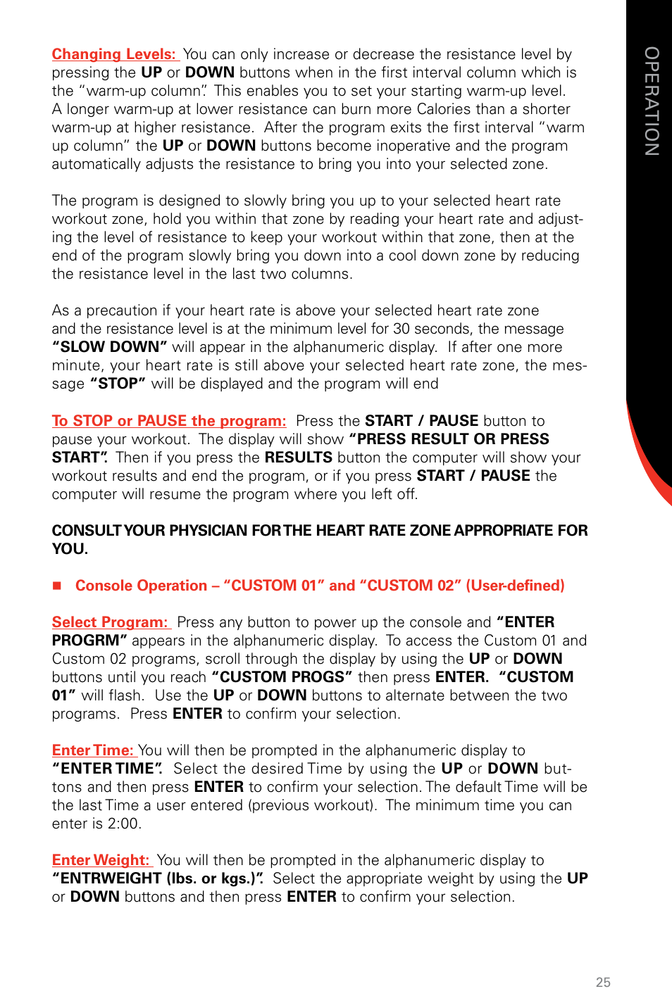 Schwinn SR23 User Manual | Page 25 / 44