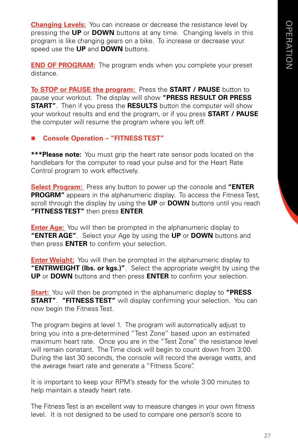 Schwinn SR23 User Manual | Page 27 / 44
