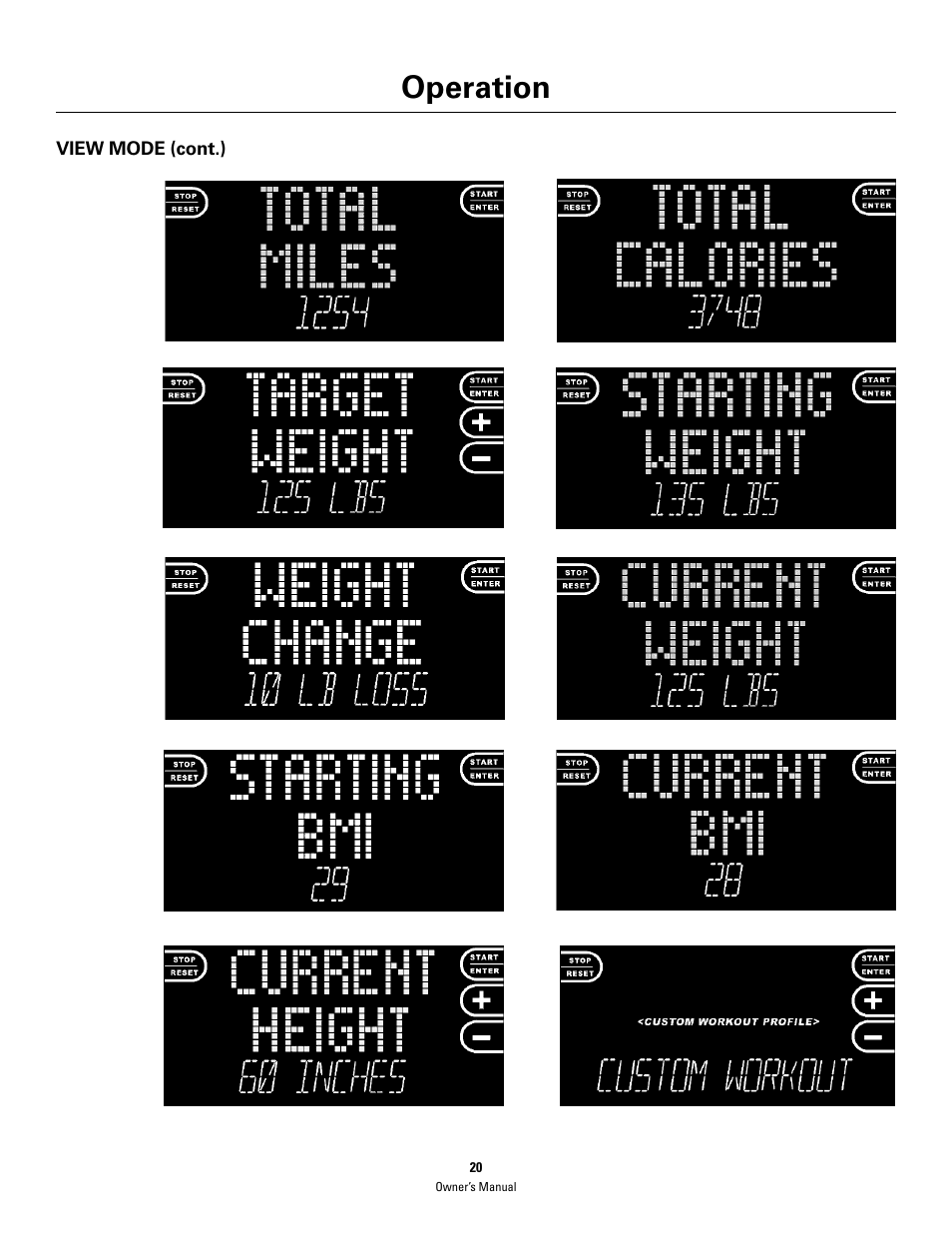 Operation | Schwinn 460 User Manual | Page 22 / 88