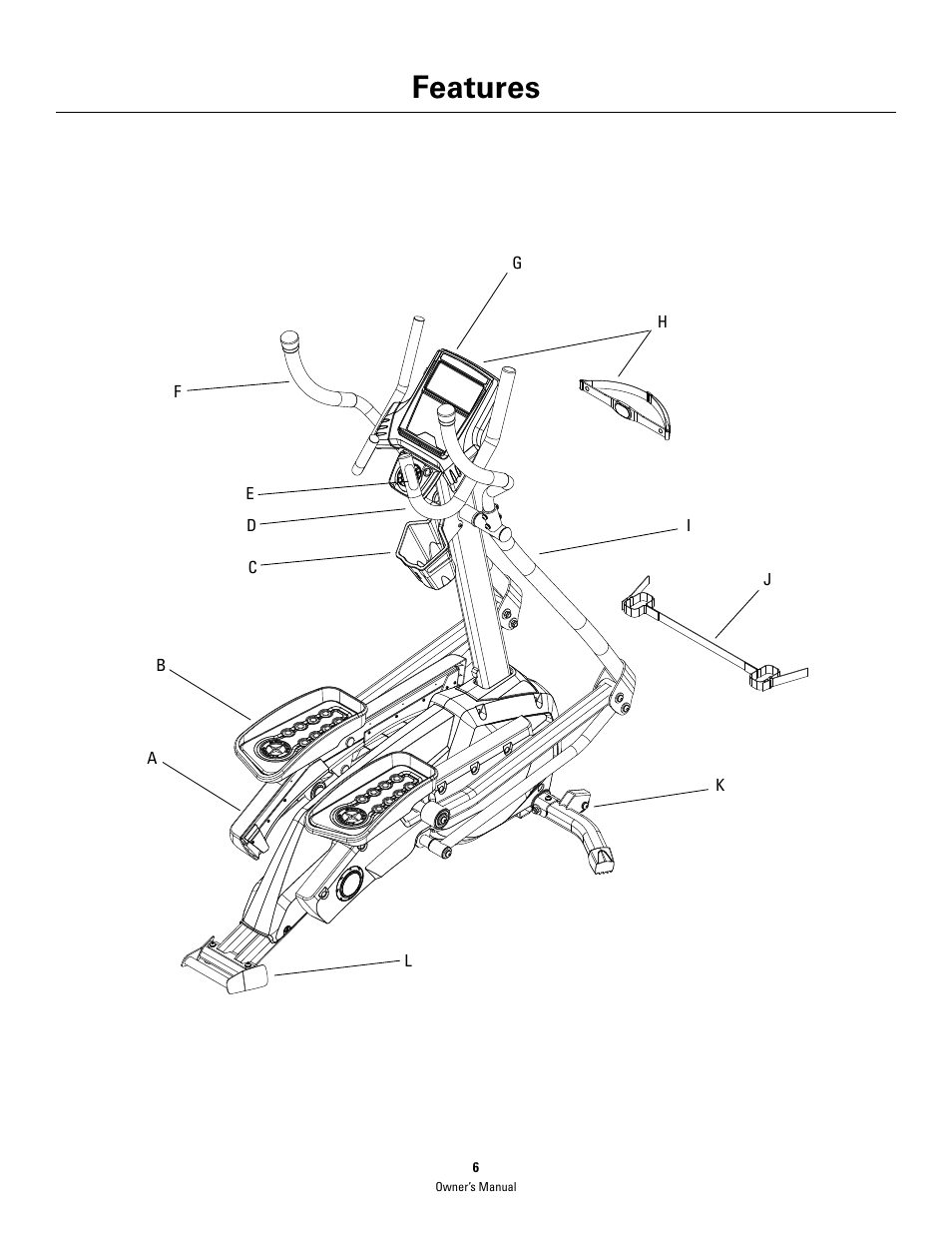 Features | Schwinn 460 User Manual | Page 8 / 88