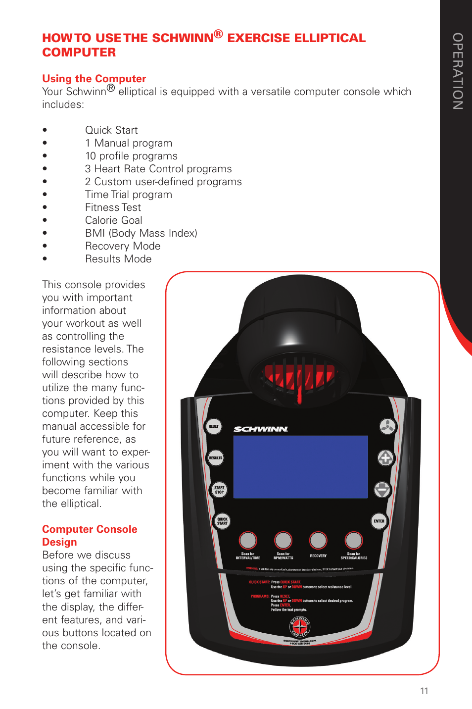 Schwinn 431 User Manual | Page 11 / 42