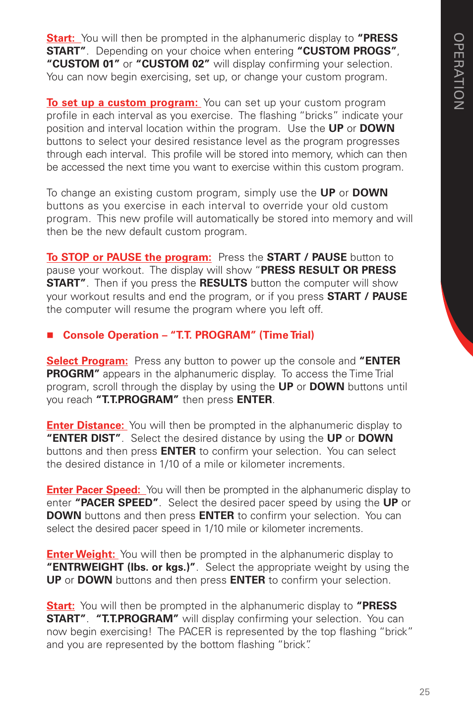 Schwinn 431 User Manual | Page 25 / 42