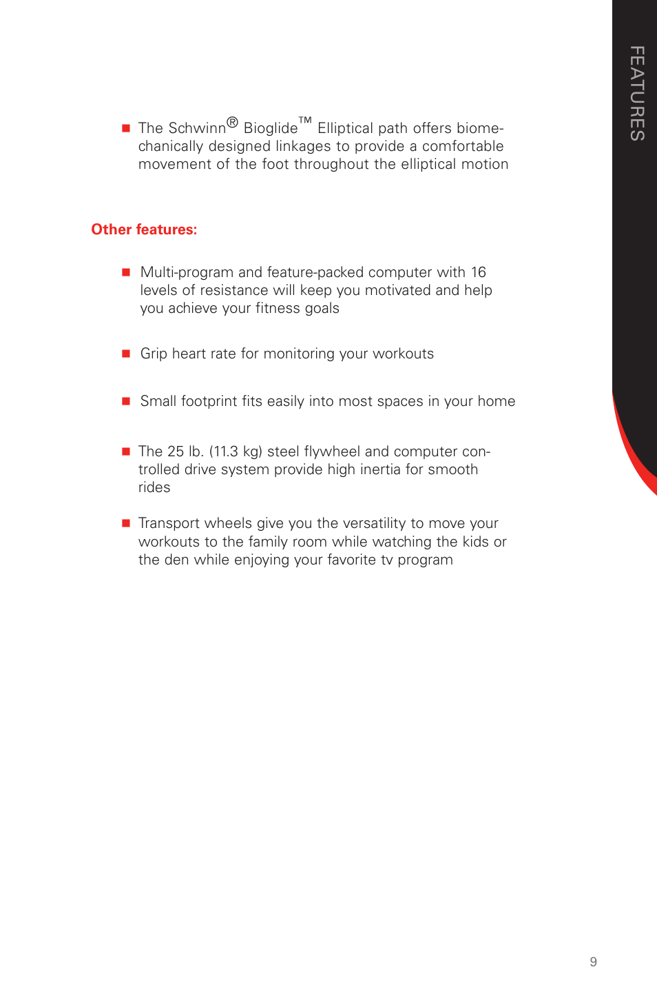 Schwinn 430 User Manual | Page 9 / 36